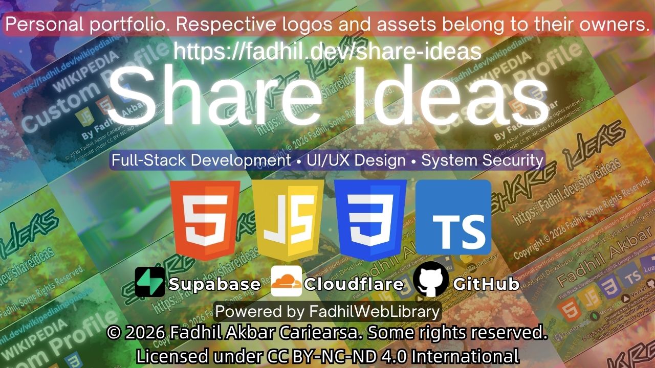 Share Ideas Banner